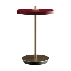 Lampe de table Asteria Move, Ruby red