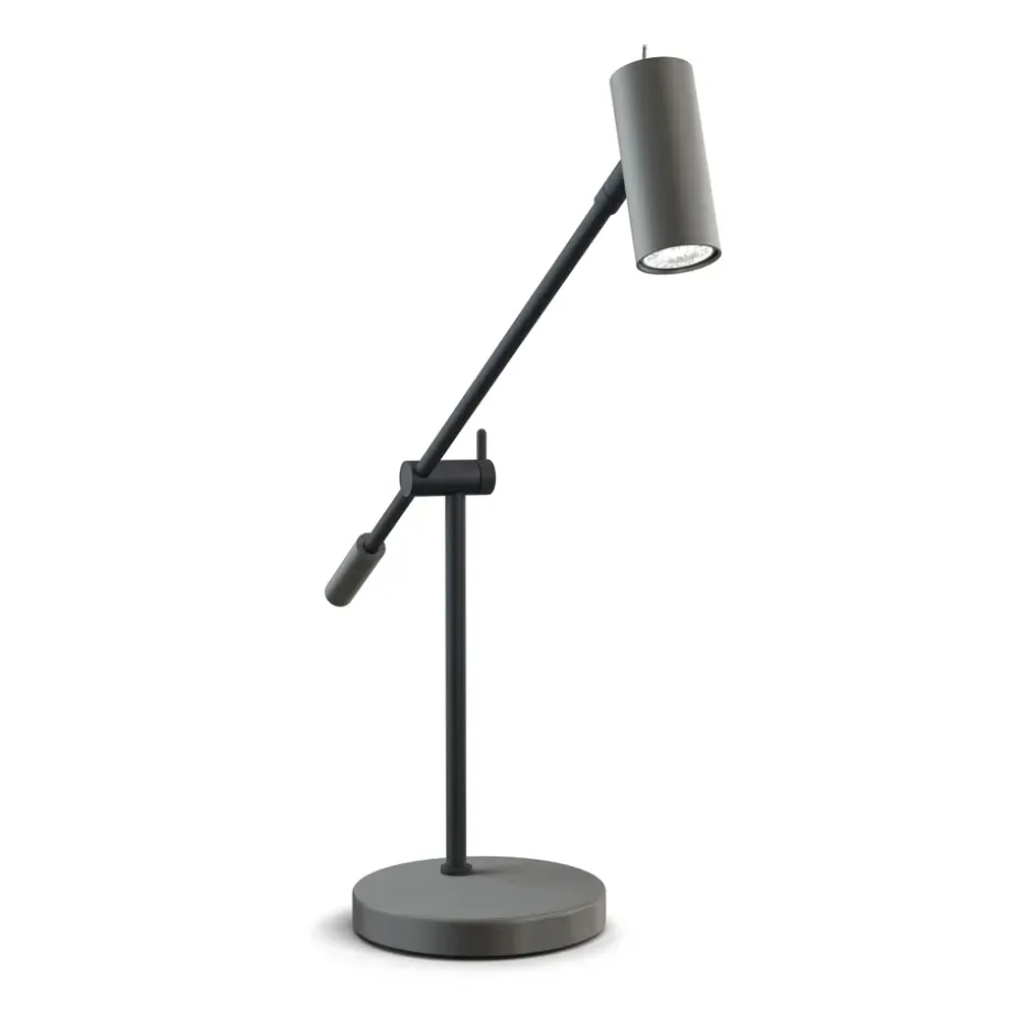 Lampe de table Cato 48,5 cm, Gris oxyde