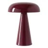 Lampe de table Como portable SC53, Red brown