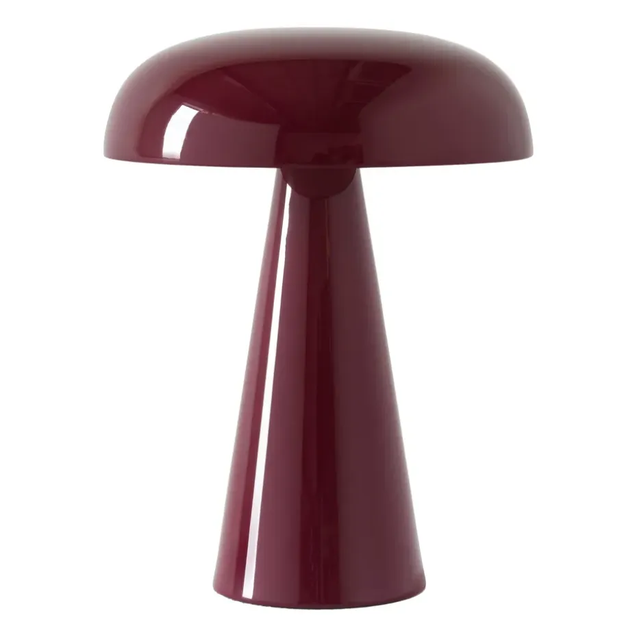 Lampe de table Como portable SC53, Red brown