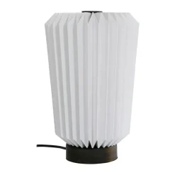 Lampe de table Filippa Ø20 cm, Blanc-Noir