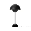 Lampe de table FlowerPot VP3, noir mate