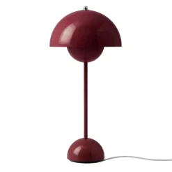 Lampe de table FlowerPot VP3, Dark plum