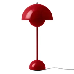Lampe de table FlowerPot VP3, Vermilion red