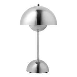 Lampe de table Flowerpot portable VP9, Chrome