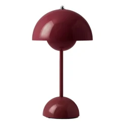 Lampe de table Flowerpot portable VP9, Dark plum