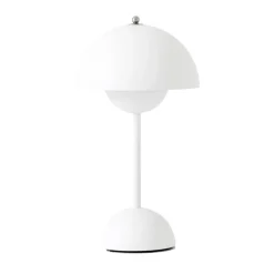 Lampe de table Flowerpot portable VP9, Matt white