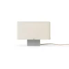 Lampe de table Nonna 24 cm, Aluminium brossé-sable