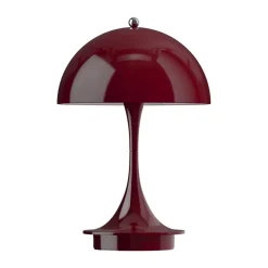 Lampe de table Panthella 160 Portable v3, Opaque burgundy