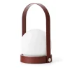 Lampe de table portable Carrie, Rouge brûlé