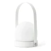 Lampe de table portable Carrie, Blanc