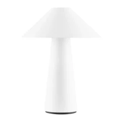 Lampe de table portable Cannes, Blanc