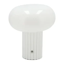 Lampe de table portable Haven 22 cm, Blanc