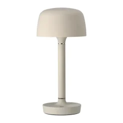 Lampe de table portable Halo 25,5 cm, Beige