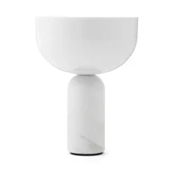 Lampe de table portable Kizu, White marble