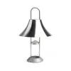 Lampe de table portable Mousqueton, Brushed stainless steel