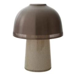 Lampe de table Raku SH8, Gris beige et bronze