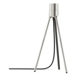 Lampe de table Tripod, Acier brossé