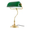Lampe Lampe de table Bankir, Laiton-vert