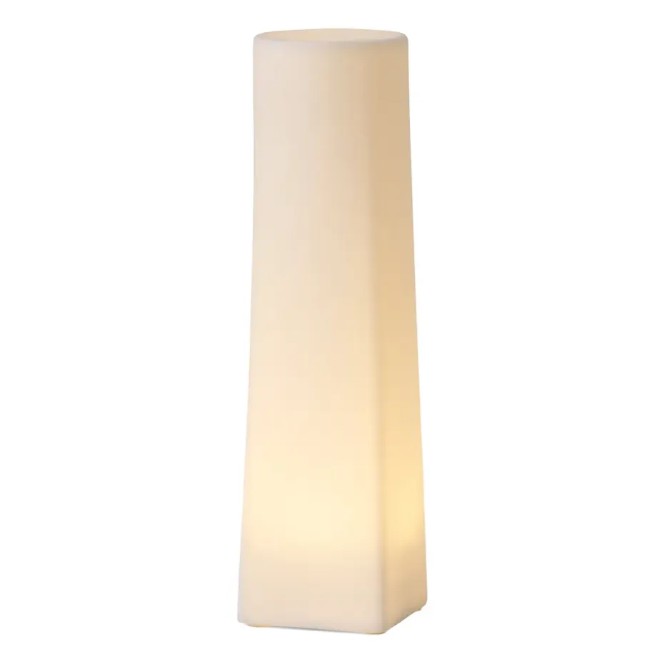 Lampe LED Ignus 22,5 cm, Blanc os