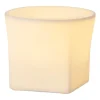 Lampe LED Ignus 8 cm, Blanc os