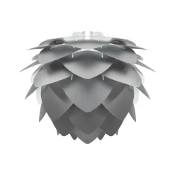 Lampe Silvia gris, Ø32 cm