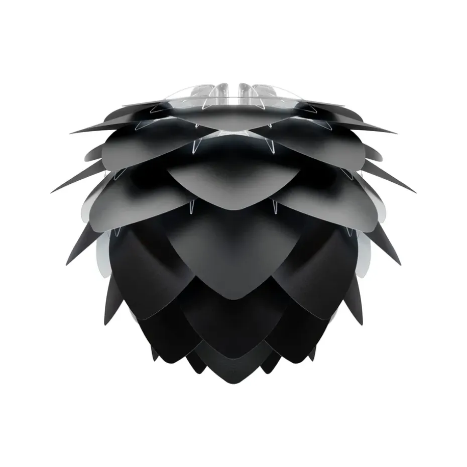 Lampe Silvia noire, Ø32 cm