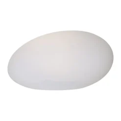 Lampe solaire Globy 32 cm, Blanc