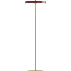 Lampe sur pied Asteria, Ruby red
