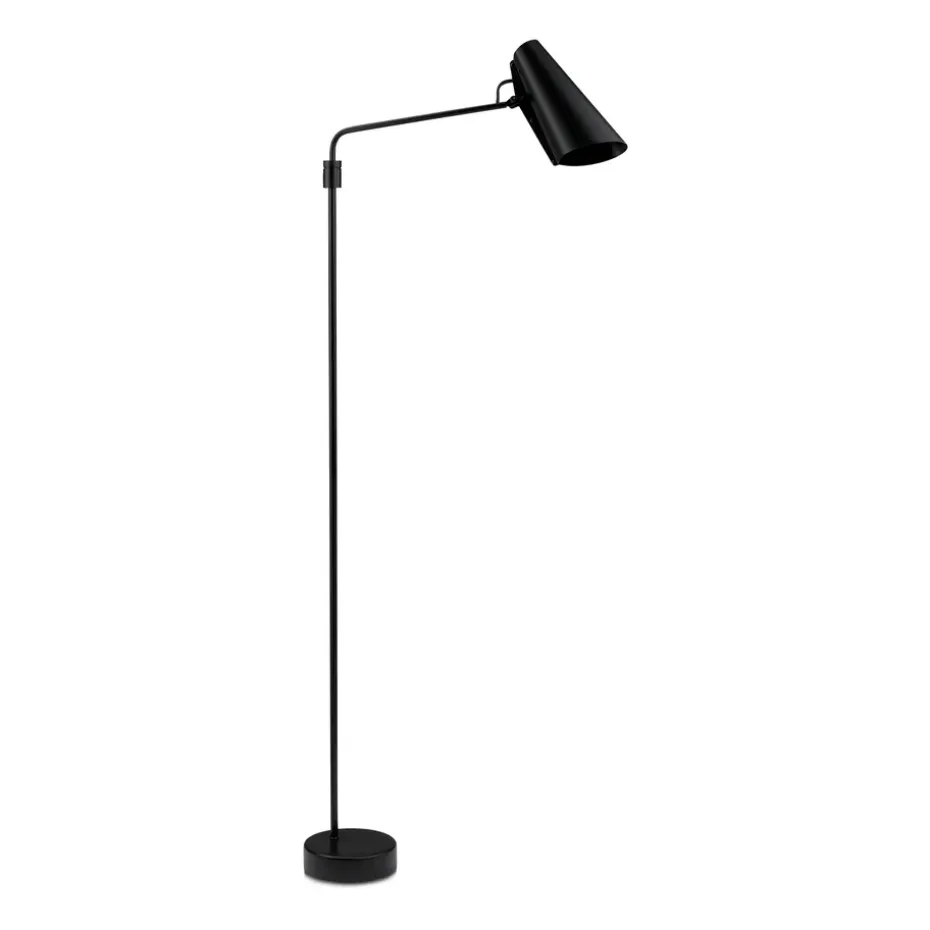 Lampe sur pied Birdy swing, Noir-noir