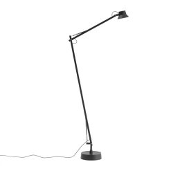 Lampe sur pied Dedicate, Noir, 112 cm