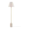 Lampe sur pied Gino, Travertin beige