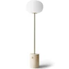 Lampe sur pied JWDA, Travertin-Laiton