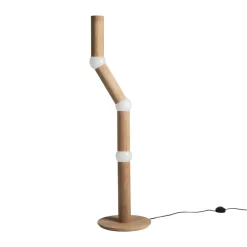 Lampe sur pied Lightbone 124,3 cm, Chêne naturel