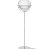 Lampe sur pied Multi-Lite, Chrome-blanc