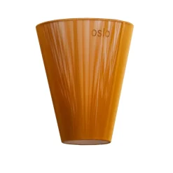 Lampe sur pied Oslo Wood abat-jour, Caramel