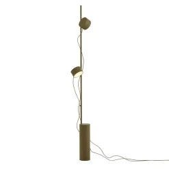 Lampe sur pied Post, Brown-green