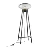 Lampe sur pied U5 Hiti, Smokey grey-oak black painted