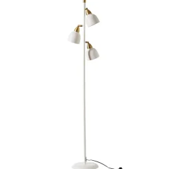 Lampe sur pied Urban Triple, Matt whisper white