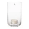 Lanterne à bougie Ernst en verre, Ø9x15 cm