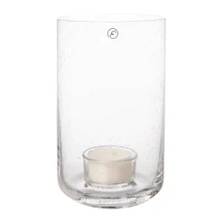 Lanterne à bougie Ernst en verre, Ø9x15 cm