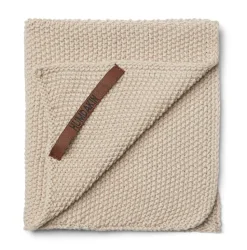 Lavette Humdakin Knitted 28x28 cm, Light stone