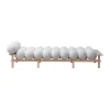 Lit de repos Dag, Hêtre-Barnum bouclé 01 Off white
