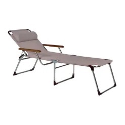 Lit de soleil Amigo haut avec accoudoirs, Continente