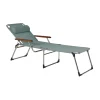 Lit de soleil Amigo haut avec accoudoirs, Sage green