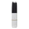 Lot de 10 bougies anciennes trempées Broste Copenhagen, Simply black