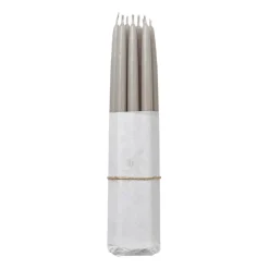 Lot de 10 bougies anciennes trempées Broste Copenhagen, Jour de pluie