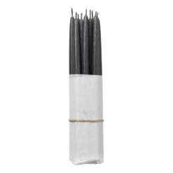 Lot de 10 bougies anciennes trempées Broste Copenhagen, Crépuscule du Nord