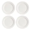 Lot de 4 petites assiettes Kalk 21cm, blanc