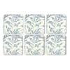 Lot de 6 sous-verres Willow Bough, Bleu